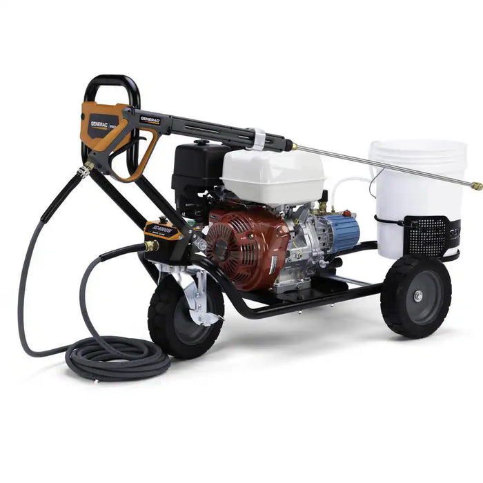 Generac Power Gas Pressure Washer - 4,000 psi, 4 GPM, Ideal for High-Performance Cold Water Cleaning