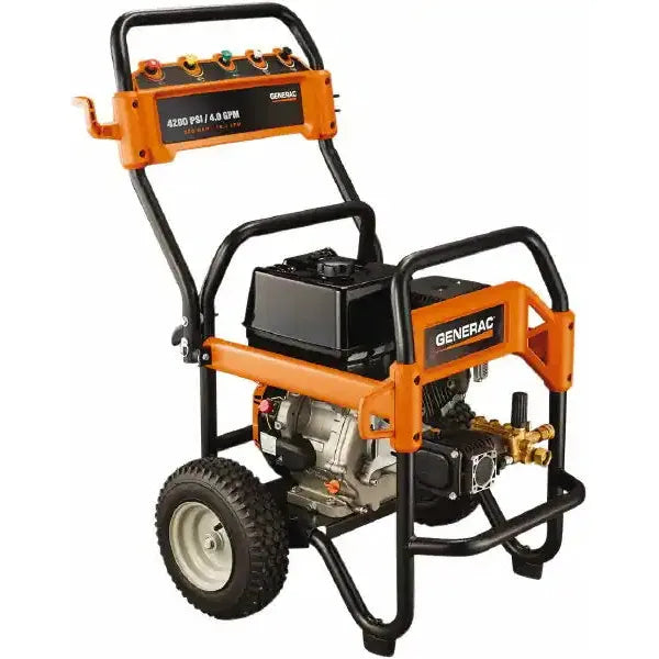 Generac Power Pressure Washer: 4,200 psi, 4 GPM, Gas, Cold Water
