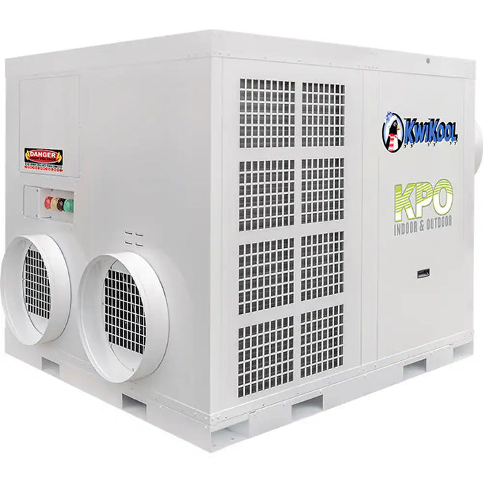 Kwikool Indoor & Outdoor High Static Portable Air Conditioner: 290,500 BTU, 460V, 59.4A