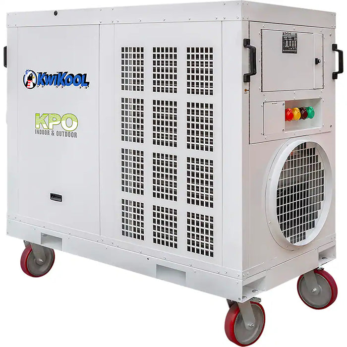 Kwikool Indoor & Outdoor High Static Portable Air Conditioner: 135,000 BTU, 460V, 27.7A