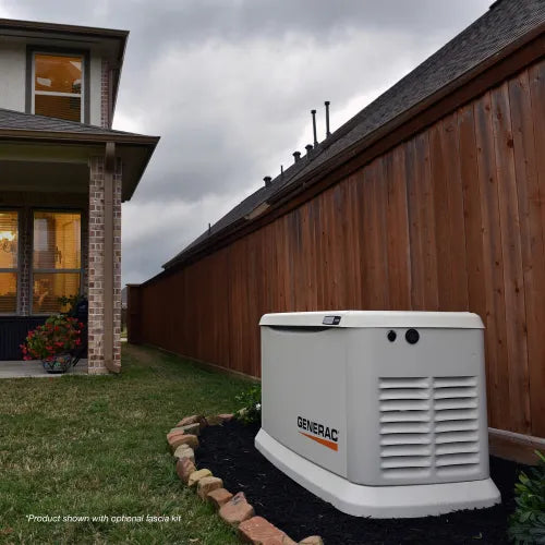 Generac Guardian Air-Cooled Standby Generator 26kW, 120/240V, 1-Phase, w/ATS, NG/LP, WiFi Enabled
