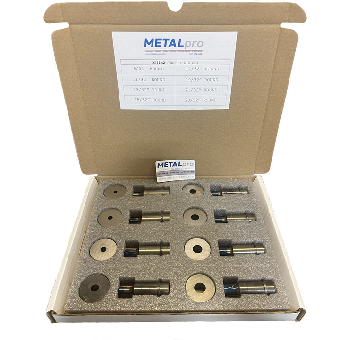 Metal Pro Mp4142 – 8 Piece Punch And Die Set