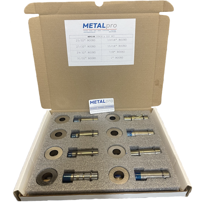 Metal Pro Mp4144 – 8 Piece Punch And Die Set