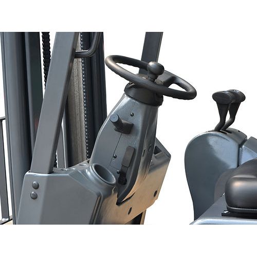 EKKO EK15A 3 Wheel Electric Forklift for Material Handling, 3300 lb Cap., 177" Lift Ht., Side Shift