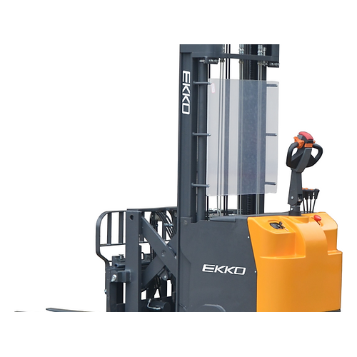 EKKO ER15 Walkie Reach Truck - 3300 lb Capacity, 177" Lift Height, Side Shift for Precise Warehouse Material Handling