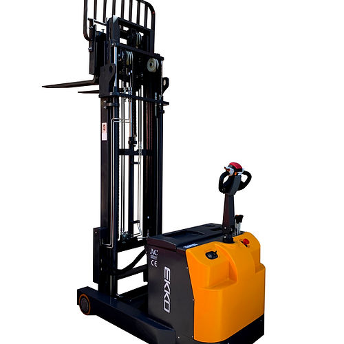 EKKO EH15TH Moving Mast Walkie Reach Truck - 3300 lb Capacity, 216" Lift Height, Efficient High-Reach Material Handling