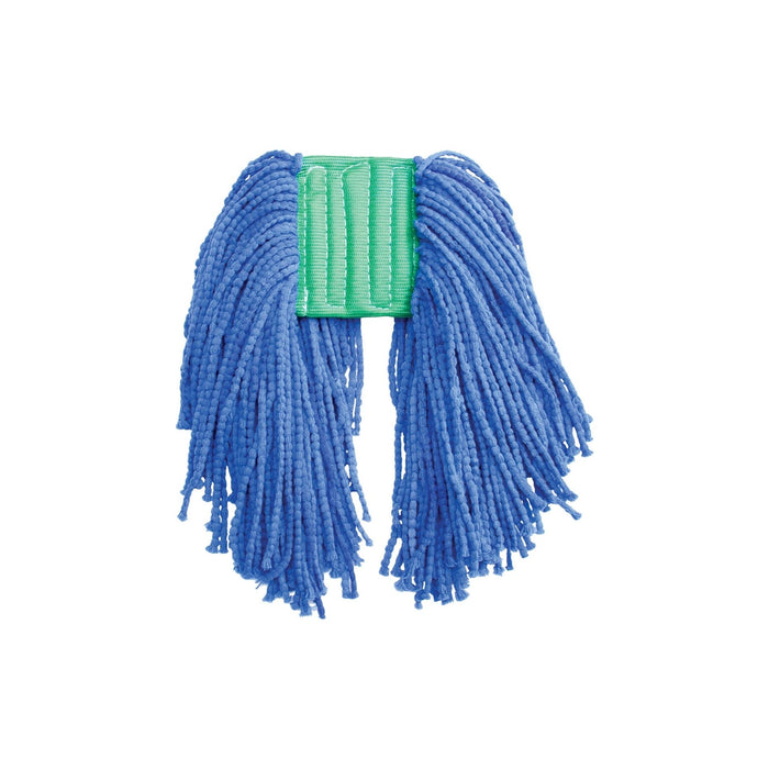 Pearl Microfiber Wet Mop, Blue, 5" headband, #16 Medium