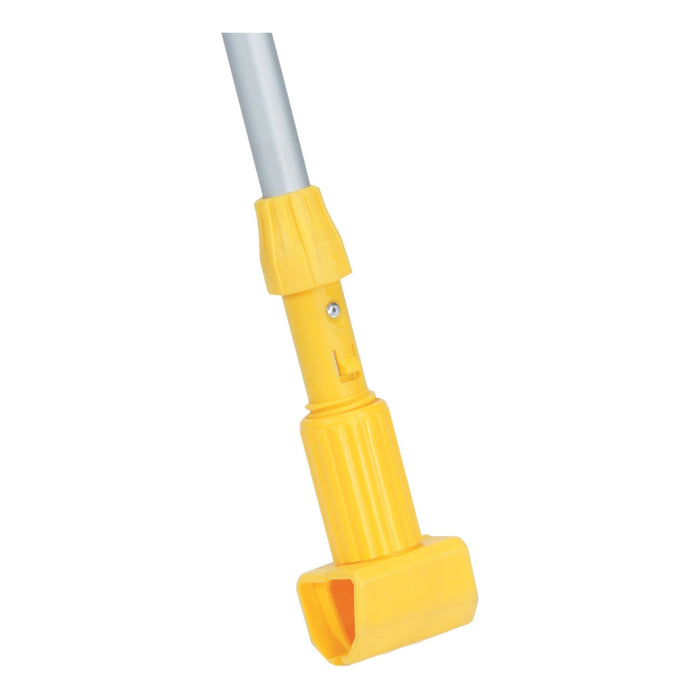 Jaw grip mop handle, 60" x 1", aluminum