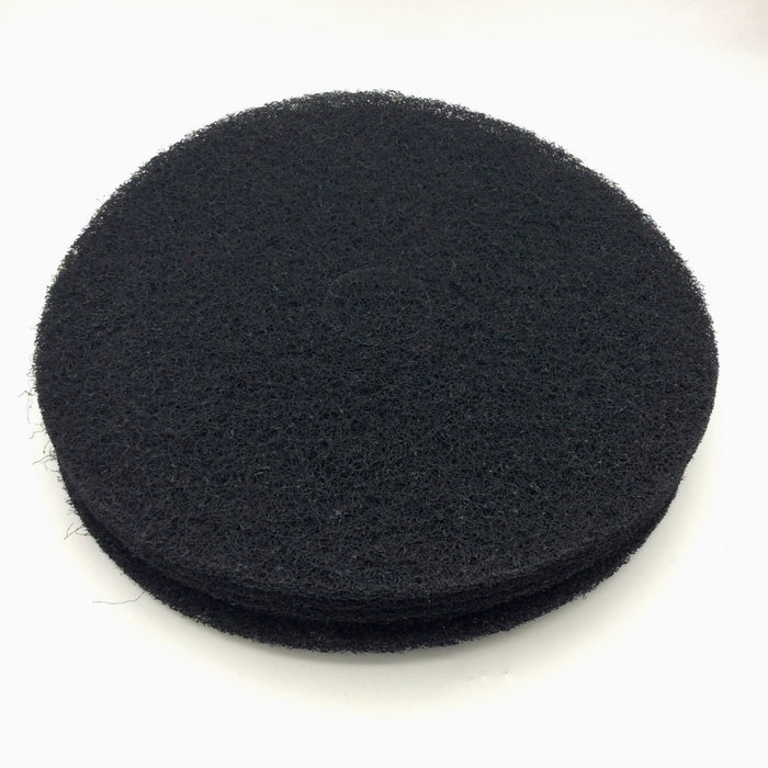 20" Heavy-duty black stripping pad, 5 per case