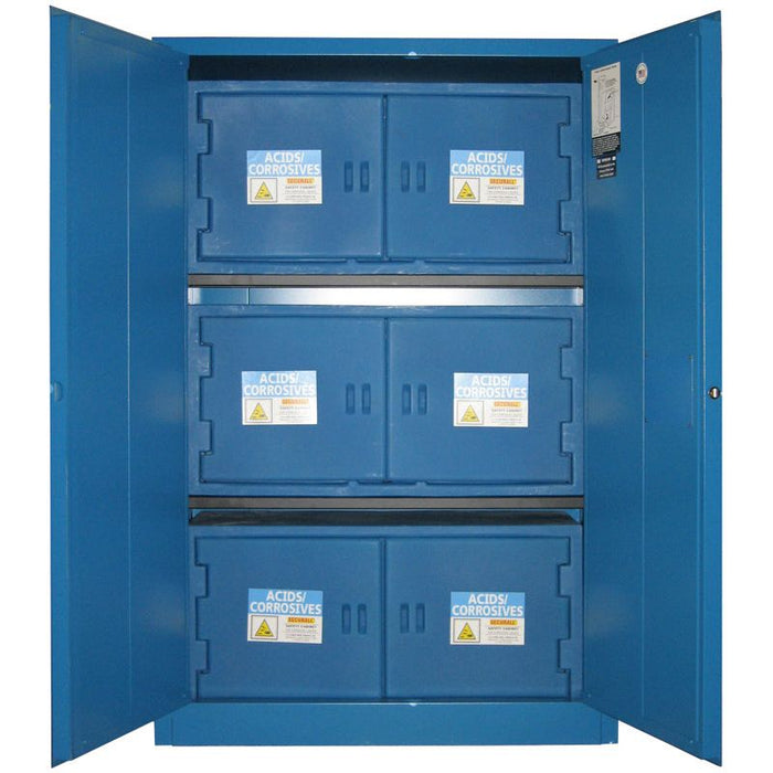 Securall PE3045 - Acid/Corrosive Storage Cabinet,  2 Door Manual