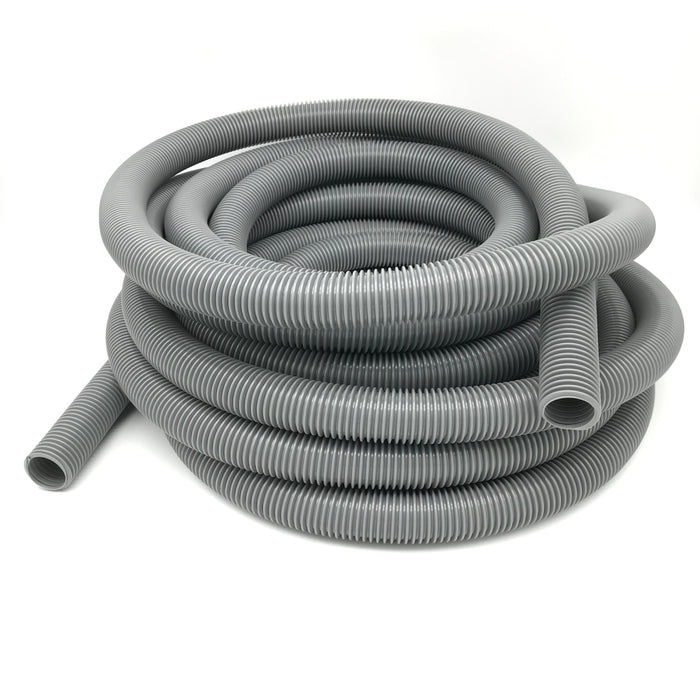 RCP® Vacuum Hose, 1-1/4" x 50', Gray with out cuffs, 1 per carton