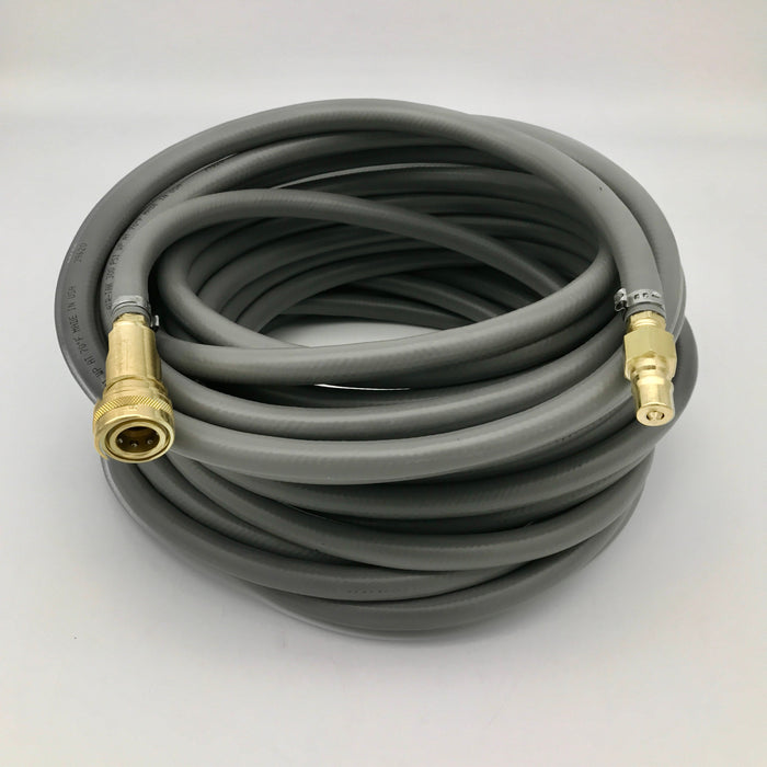 Solution hose, 50', 100 P.S.I. with male/female quick disconnect